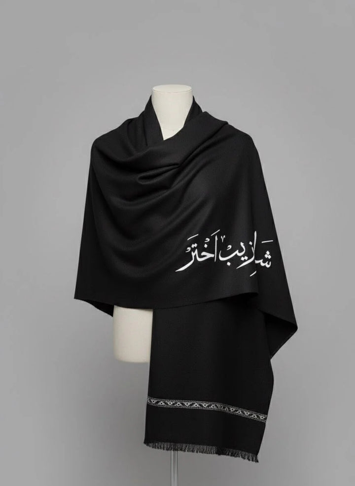 Custom Name Winter Shawls