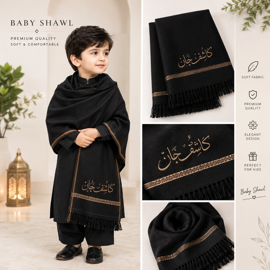 Kids Custom Name Winter Shawls New